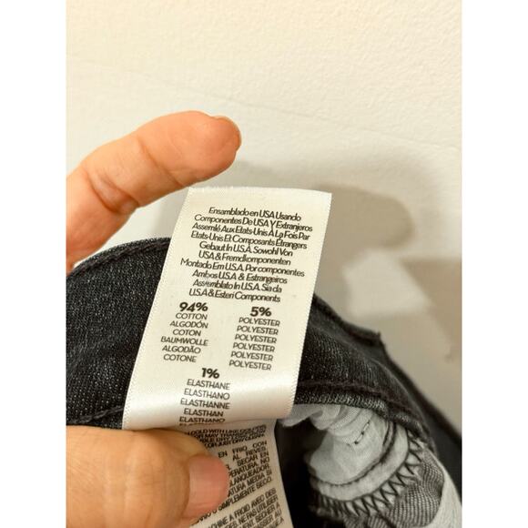 Mother Mid Rise Denim The Weekend Fray Flare Jeans Chip On My Shoulder Womens 29 - Picture 6 of 6